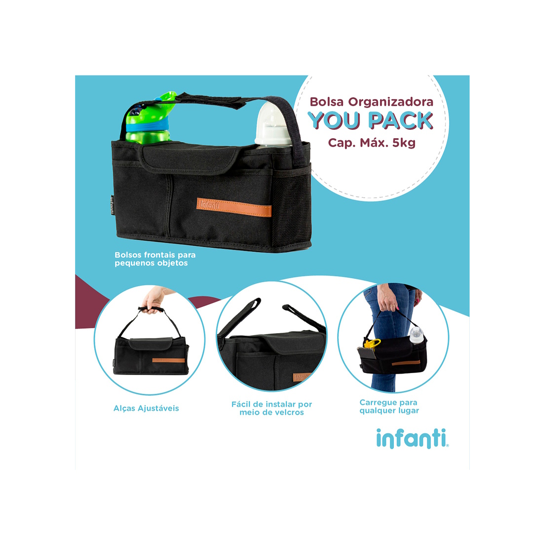 INFANTI YOU PACK PRETA