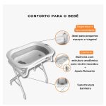 PREMIUM BABY BANHEIRA BUBBLY GREY/BRANCO - Imagem 6