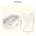 PREMIUM BABY BANHEIRA BUBBLY GREY/BRANCO - Imagem 4