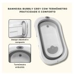 PREMIUM BABY BANHEIRA BUBBLY GREY/BRANCO - Imagem 3