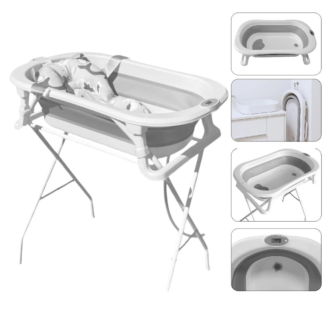 PREMIUM BABY BANHEIRA BUBBLY GREY/BRANCO - Imagem 2