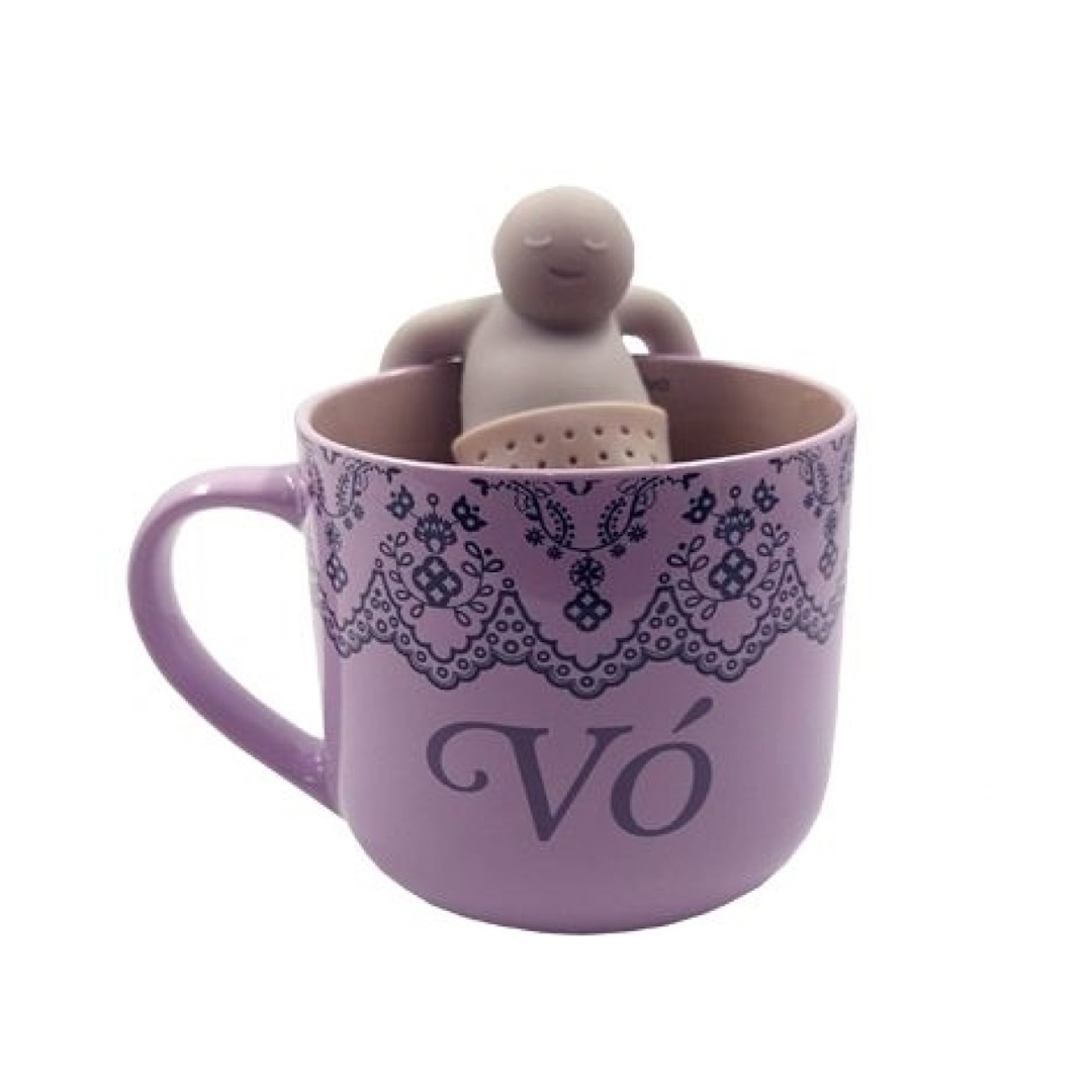 ZCRIA CANECA 350ML C/ INFUSOR P/ CHA