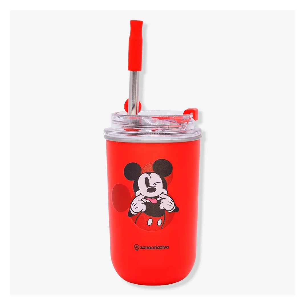 ZCRIA COPO NEO C/CANUDO 300ML MICKEY